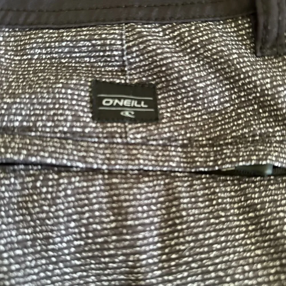 O'Neil Hybrid Board Balck Shorts Surfing Men's Size 34 Or On Land With Pockets